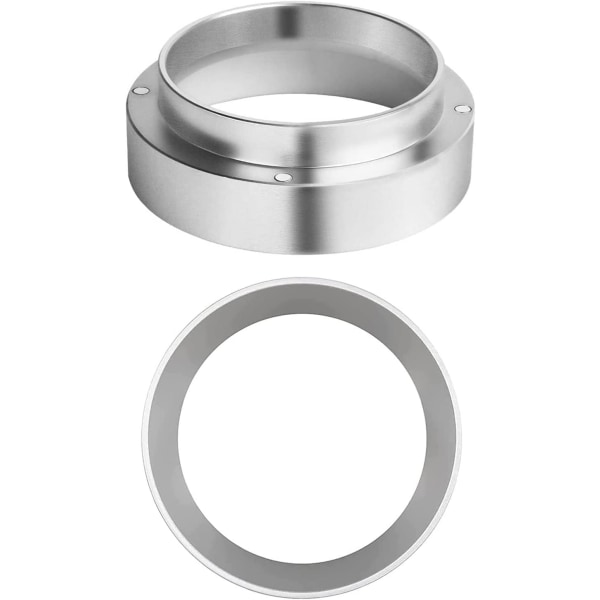 58mm Kaffeedosering Ring i Rustfrit Stål Espresso Doseringstragt Kaffe Maskine Tilbehør
