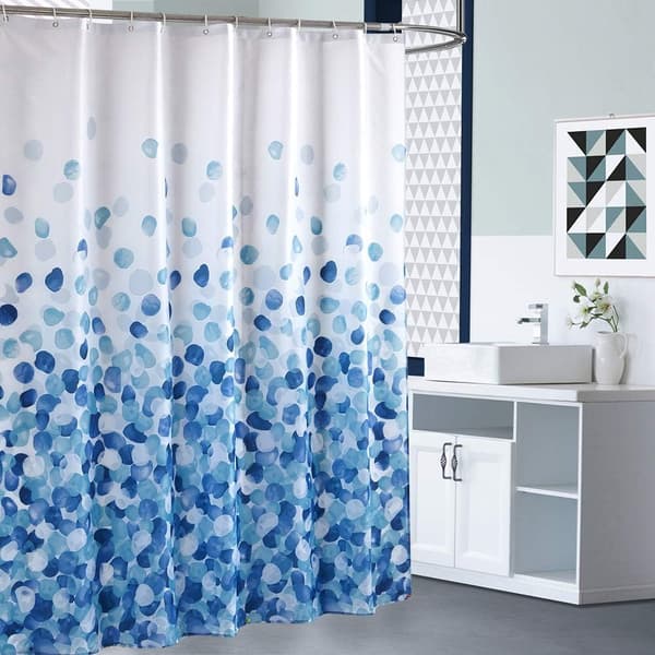 Gardins de douche de ferme (bleu, taille standard)