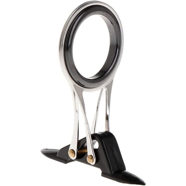 Guidering Fiskestang Stangringe Ple guider foldbar rustfrit stål DIY DIY ØJE Ring Tackle reparationssæt udskiftningstilbehør