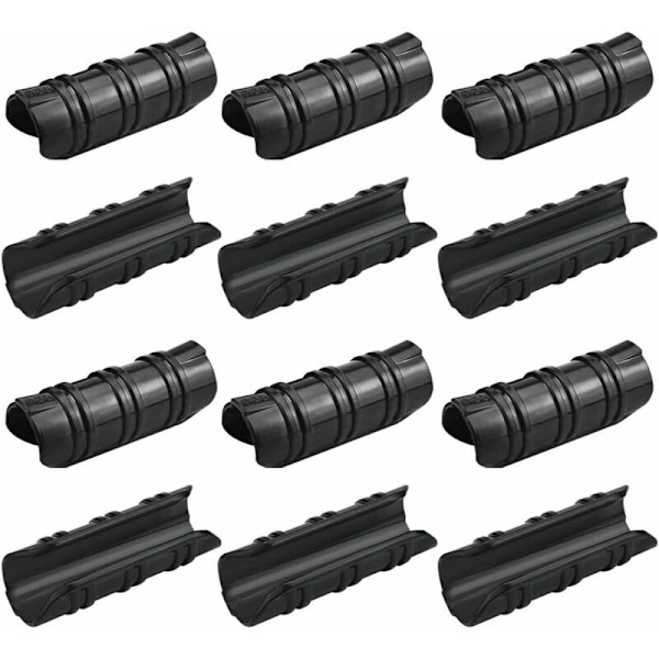 12 st Växthusklämmor 25mm Trädgård Växthusklämmor Högtemperaturbeständighet Växthuspresenning Fixering Hållbar Lätt att Använda för Fixering av Växthus