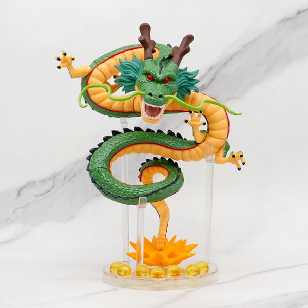Dragon Ball Shenron 6,4-tommer Actionfigur Sæt med Grøn Drage