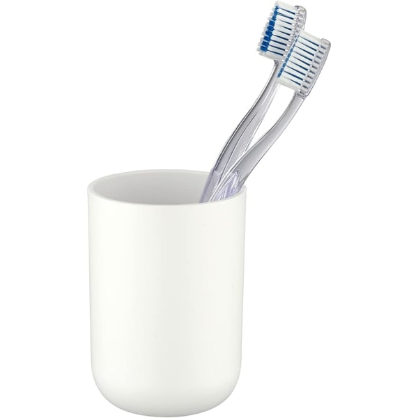 2 kpl set (valkoinen + kahvi) 7,3 x 10,3 cm suuvedelle, hammasharjalle