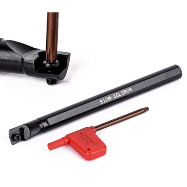 4 stk dreieverktøyholder + CCMT09T304 forgasserinnsats + T15 skiftenøkkel