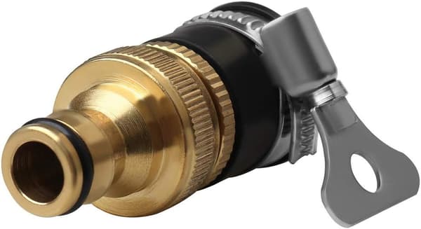 Rundt kranadapter, 1/2'' til 3/4'' diameter messing slangekoblinger universell hageslange kranadapter