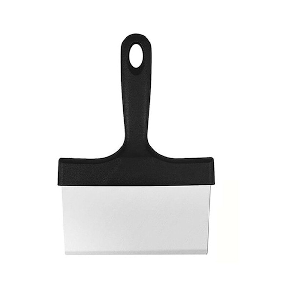 1 stk skrape for, skrape for rustfritt stål riper, skrape med håndtak, rustfritt stål skrape, rengjøringsverktøy for skrape av grill