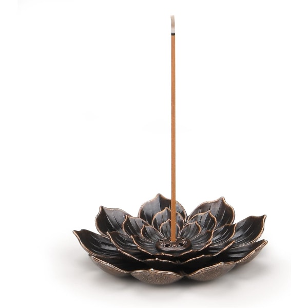 Messing Lotus Røgelse Holder Stick Røgelse Brænder Kegle Røgelse Brænd
