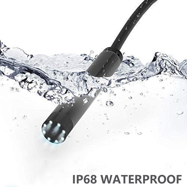 WiFi-langaton boreskooppi 1200P tarkastuskamera 2.0 megapikselin HD-käärmekamera Android iOS -älypuhelimeen 3,5M/10M jäykällä johdolla (3,5M)