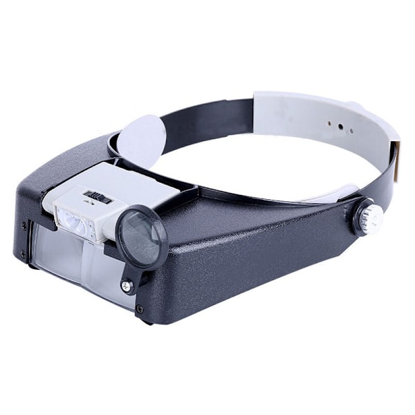 Corrigence-lamppu, käsintehty handsfree-suurennuslasi valolla, LED-valolla varustettu, kellosepille, korusepille, lukemiseen