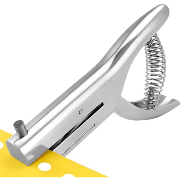 Enkelt 6 mm unik hul perforator - Robust perforator til papir, kort og PVC, med perforeringskapacitet op til 2 mm (20 ark)