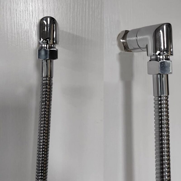 Shower chef 90° adapter, 1 koppar rumskoppling dusch, G1/2 duschhuvud och handvisningsadapter, används för att ansluta duschpotatisar
