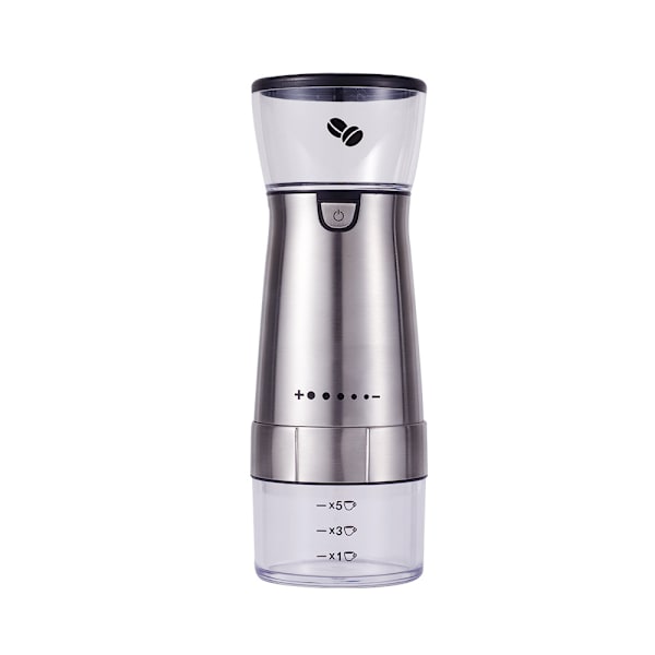 Elektrisk kaffebönsmalare Kaffekvarn Maskin Rostfritt Stål Keramisk Slipkärna USB Uppladdningsbar Espressokaffekvarn