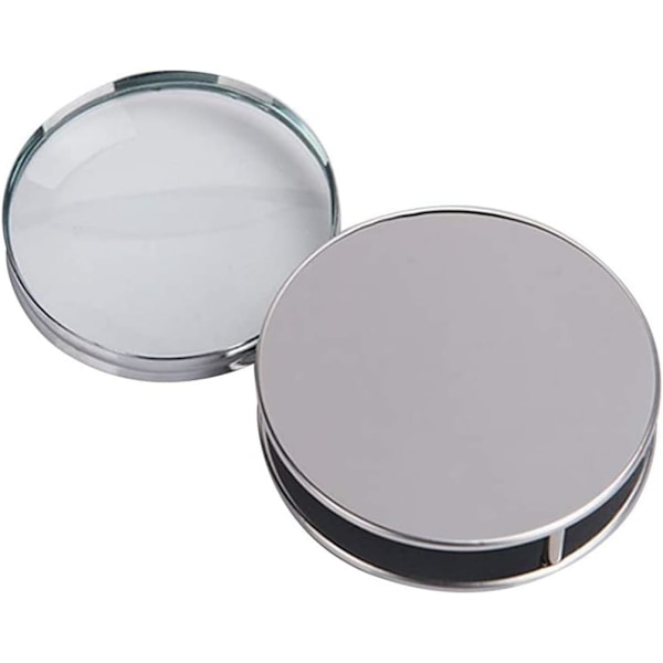 1 st Bärbar Fällbar Lupp Handhållen Lupp Metall Läslupp 10X 60mm Lins för Inspektion Vetenskap Kontor Resekarta