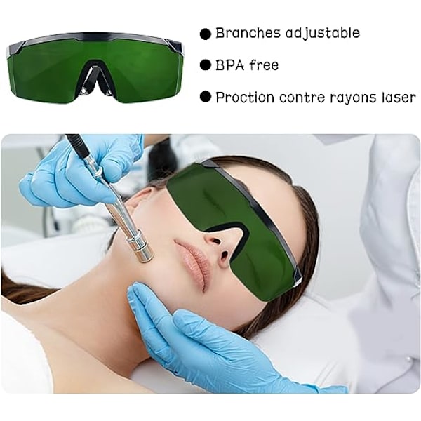 Silmäsuojauslasit, IPl-lasit Laser-suojat IPl-karvanpoisto Laser-kaiverrin Kauneuslaitteet Lasit