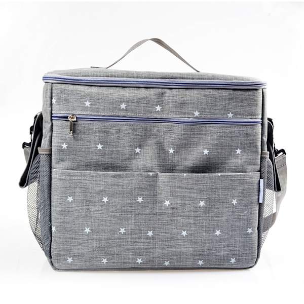 XL Buggy Organiser Bags, Vattentät Barnvagnsorganiserare, Universell Barnvagnsorganiserare med Mugghållare och Axelrem Används Som Mamma Handväska