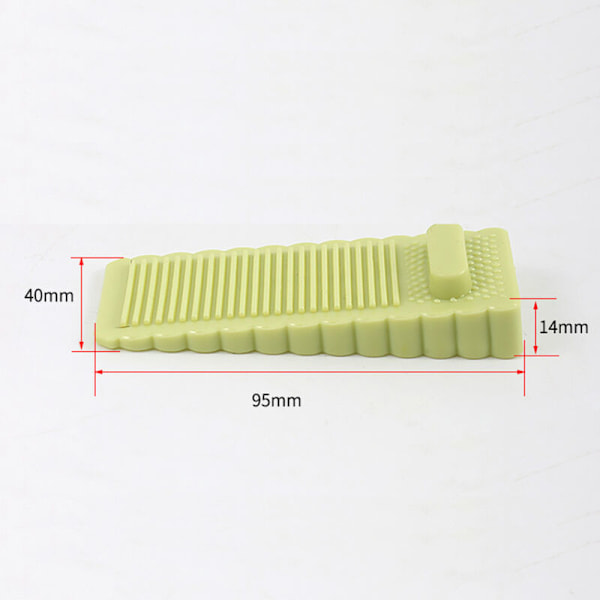 6 st dörrstopp, robust dörrhållare i gummi - justerbar höjd och stark vidhäftning på kakel, trägolv
