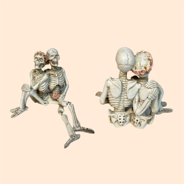 1 stk Halloween hengende spøkelsespar harpiks ornamenter dekorative ornamenter