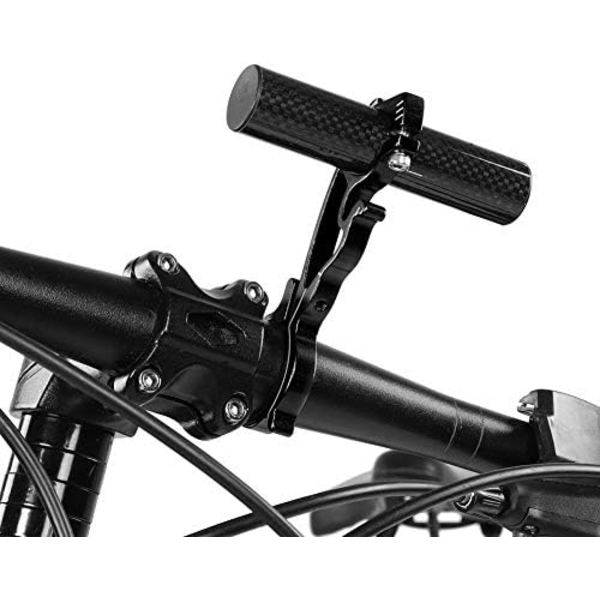 Cykelförlängning, Heavy Duty Cykelförlängningsfäste för GPS-lampor/enheter/strålkastare/kameror (Svart)