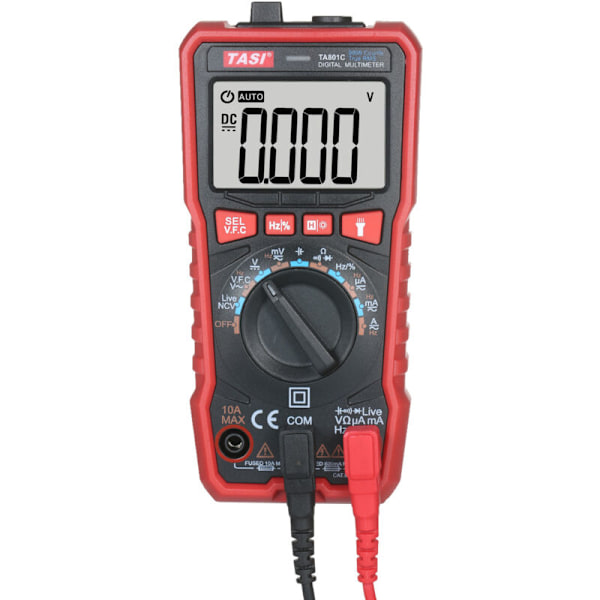 TA801C Digitalt multimeter Professionel tester True RMS Multimeter Auto Range Mini Multifunktionel Tester OHM NCV Voltmeter