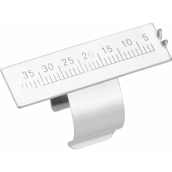 Endodontisk linjal, endodontisk rutinlinjal i rostfritt stål, endodontiska dentala instrument, dental endodontisk ringfinger stoclavable mätare, fingermätare