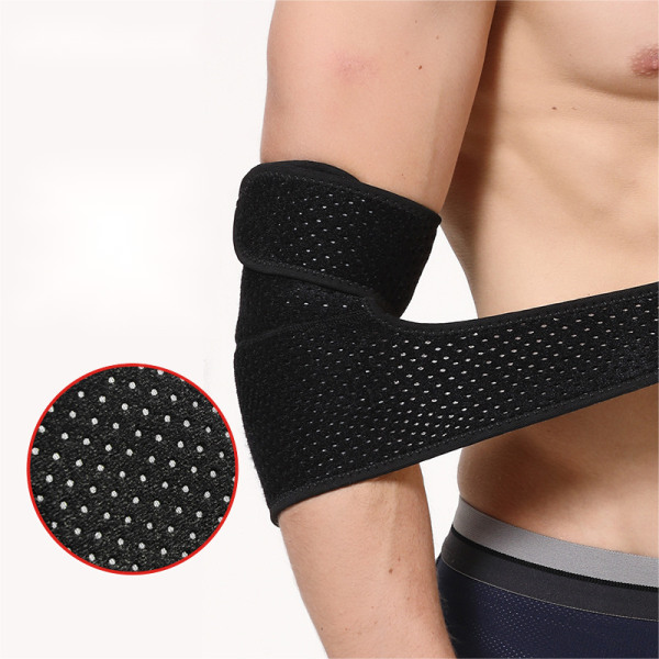 Sports albuebeskyttere til mænd, fitness armbånd, albuebeskyttere til opvarmning af albueled (1 stk.)
