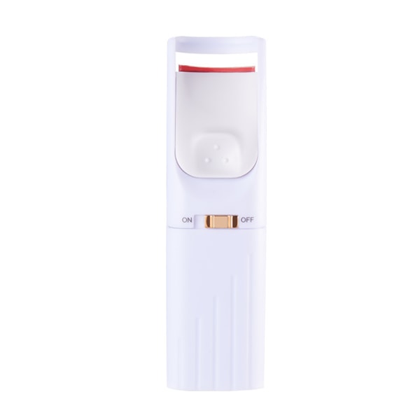 Elektrisk ögonfransböjare (vit), USB laddning, snabbvärmande silikondyna, intelligent form, långvarig temperaturkontroll, skönhet och smink till