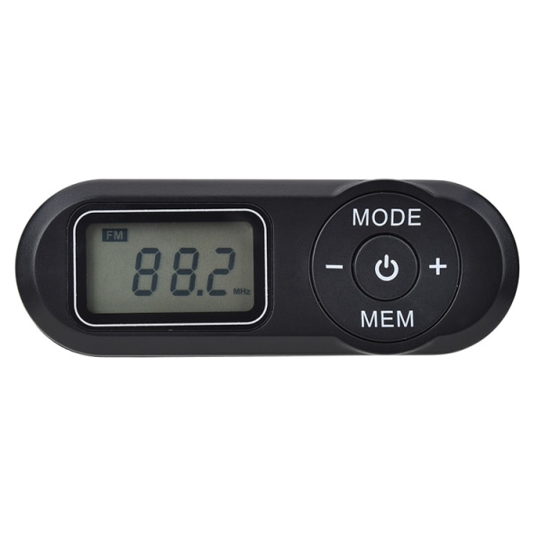 1 Personlig Lommeradio FM Bærbar Mini Mottaker, med LCD Digital Display, Hodesett, Lomme Walkman Radio med Forhåndsinnstilling, for Jogging, Gåing, Reise