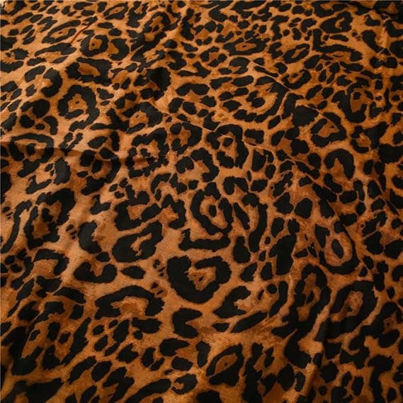 Leopard skjerf mote dyr trykt bomull-lin følelse sjal wraps