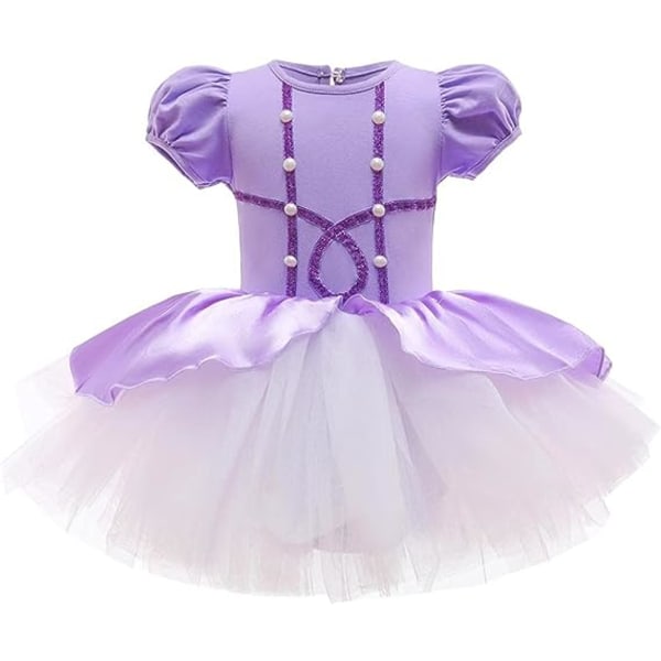 110 cm Sufia-Princess Tutu Balettklänning för barn, flickor, ballerina