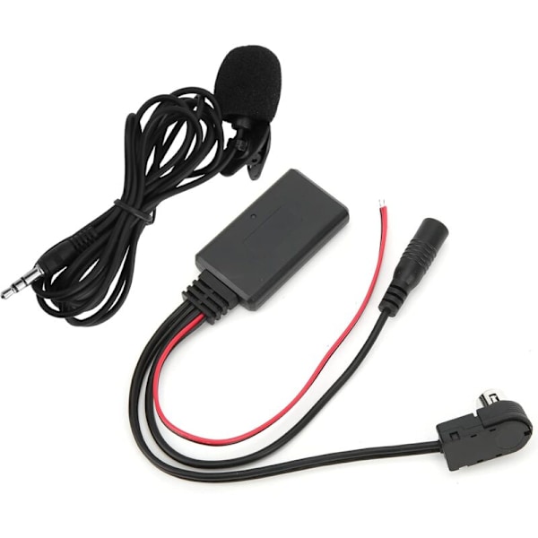 AUTO Bluetooth 5.0 AUX Adapter Kabel Bluetooth 5.0 Modtager med Mikrofon Håndfri Opkald Udskiftning til Alpine CDA-9857 CDA-9886 CDA-117