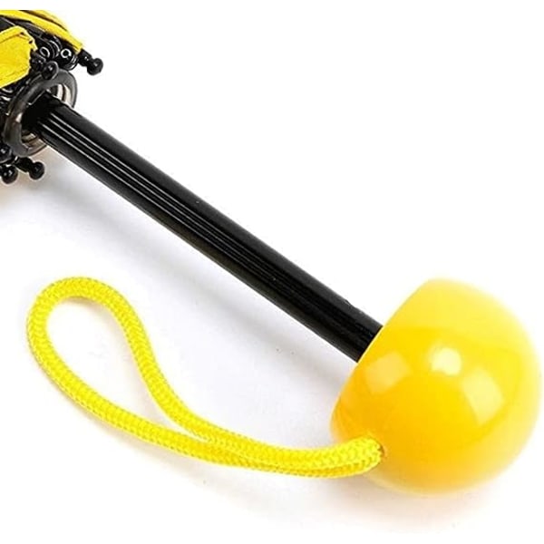 Super Mini 18 cm unisex hopfällbar med vattentät kapselväska, färg gul, gul