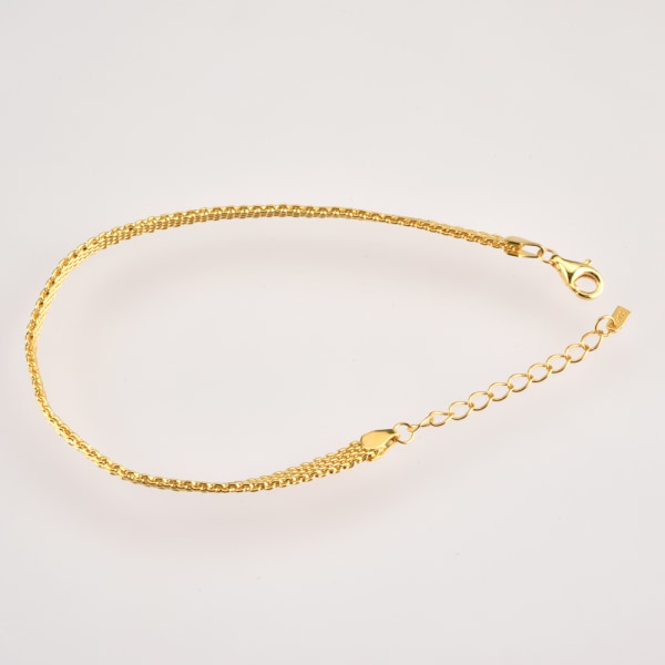 Minimalistisk design flat snake bone chain armbånd for kvinner