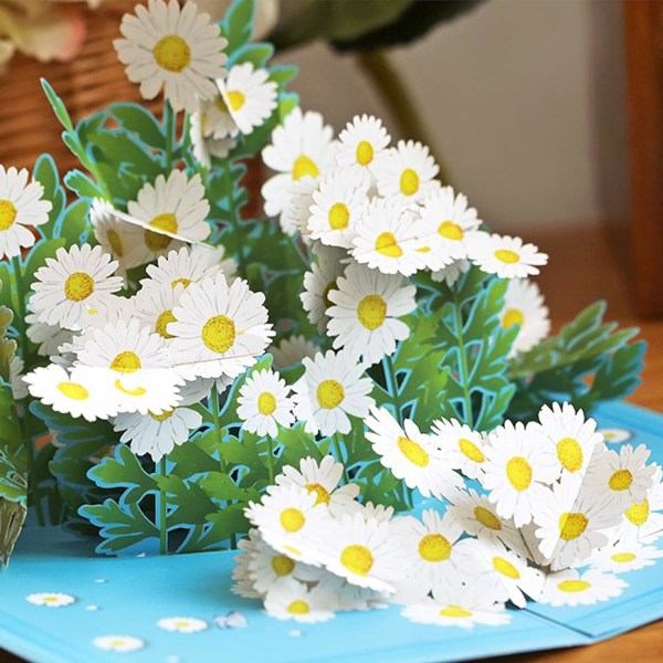 3D-ponnahduskortti, kimppukortti, syntymäpäiväkortti, valmistujaislahjakortti, vuosipäiväsyntymäpäiväkortti äidille, vaimolle, rakastajalle, ystävänpäivälle