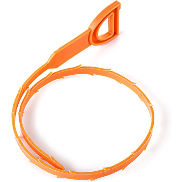 5-pack avloppsrensningsverktyg, flexibelt avloppskrok, långsam avloppsrensning, tryckavlastningsrengöringsslang, hårstoppningsverktyg (52 cm/20 tum)