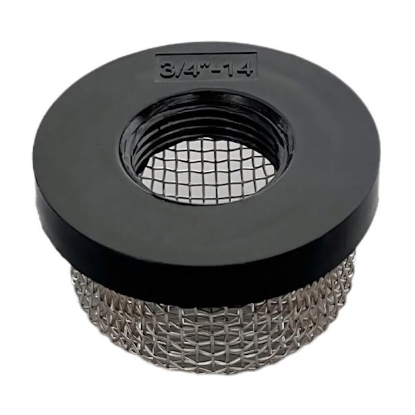 2-pak Mesh Beluftningsfilter, Rustfrit Stål 14 Hungevind, Industrielt Inline Filter til Akvariepumpe