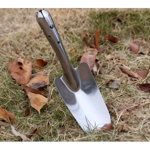Transplanter Högkvalitativ trädgårdsspade i rostfritt stål Blomsterspade Liten spade Trädgårdsspade Trädgårdsredskap