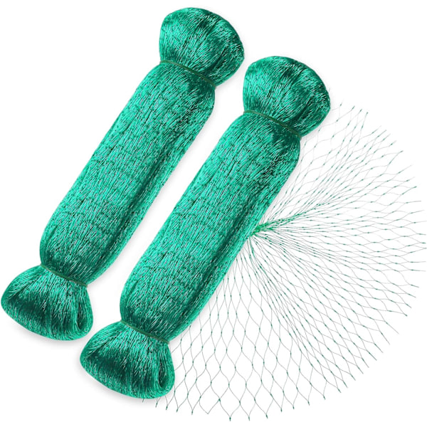 Anti Bird Netting, 2kpl 4*10m Vihreä Puutarha Bird Netting Kasvien Suojaverkko