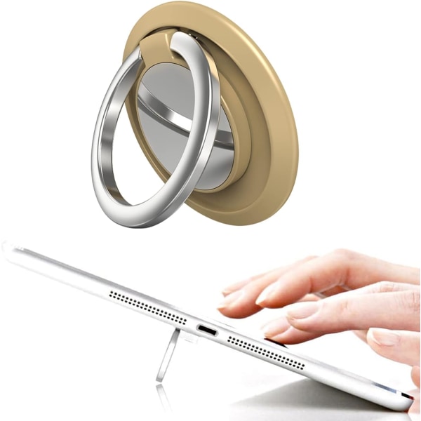 Guld-ringholder, ringtelefonholder, justerbar mobiltelefonring, R