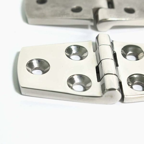 Marine Mount Dørhængsler Rustfrit Stål Luge Båd Hængsel Hardware Heavy Duty Båd Hængsel Platform Kabinet SUS 316 4stk 38mm x 76mm