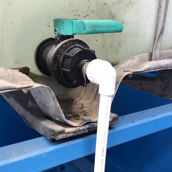 S60x6 3/4\" Liitäntäadapteri, 8 kpl, Muovinen sadevedenkerääjän liitin säiliöadapterille