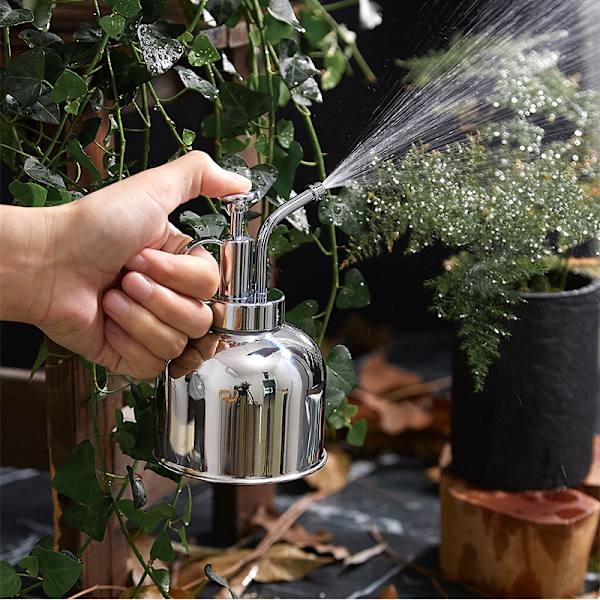 Retro Vandkande Blomsterplante Kedel Havebruser Sprayer Vandkande Vandkande Sprayflaske (Højt Spejl Lys)