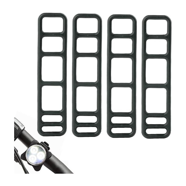 Elastisk fixering för ficklampa - enkel att installera - kompakta cykeltillbehör