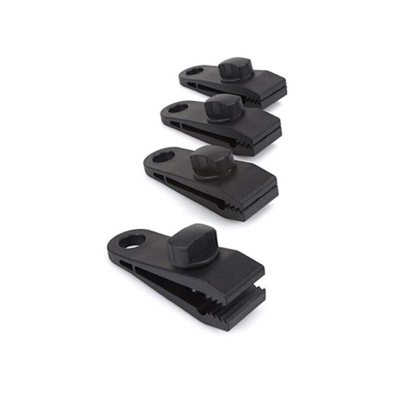 Sett med 30 klips for Tente Tie, tang for låsing av presenning, tang for ulver for markise Bache Camping Camping Canvas Shading Bache De Piscine