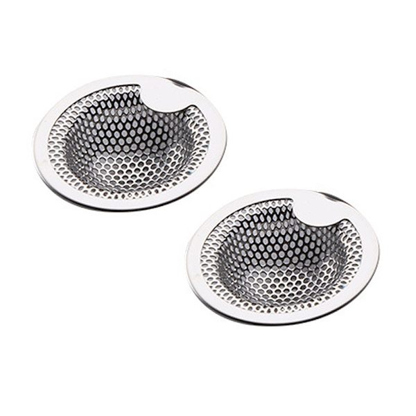 Set med 2 Köksho Strainer Anti-Clog Rostfritt Stål Köksho Avlopp (S)