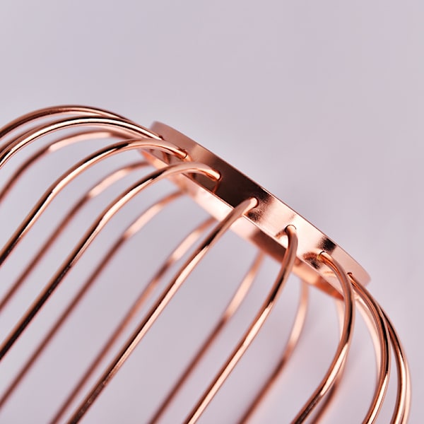 Vas 1 st nordisk lätt lyx smidesjärnsvas (roséguld, stor)