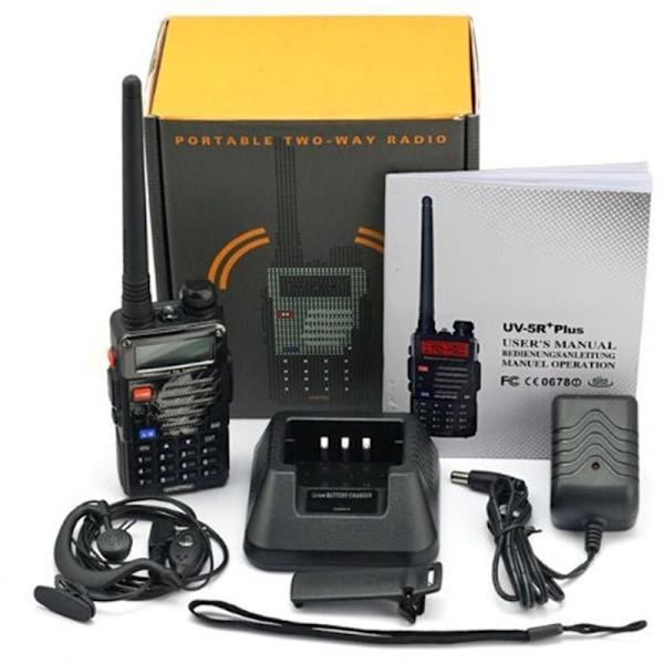 Walkie-Talkie Baofeng Uv-5R 100-240V Amerikansk SALG