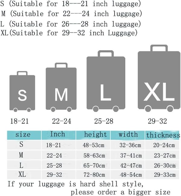 Matkalaukku Suojus Pölyltä Suojaava 26-28 Tuumaa