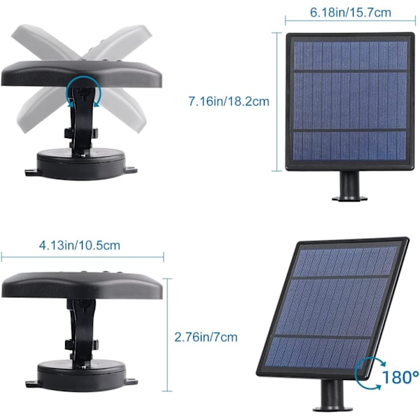 Solcelledambelysning, (5 frontlykter) RGB solcelledambelysning nedsenkbar belysning med IP68 vanntett, fargeskiftende RGB solcelledambelysning for akvarium
