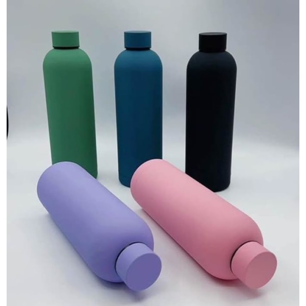 750ML Isolerad Vattenflaska Rostfritt Stål |Återanvändbar Vattenbehållare| BPA-FRI Termisk Vattenflaska, Isolerad Vattenflaska, Vakuumisolerad Vattenflaska