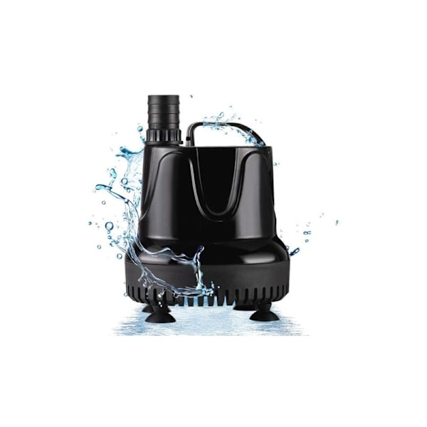 Akvariepumpe, 600L/H 18W Mini Ultra Støjsvag Nedsænkbar Vandpumpe til Dam, Springvand, Akvarium, Have