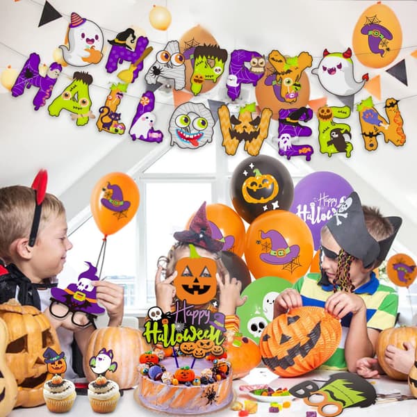 1 kpl Halloween-lippu koristelu luova ripustus